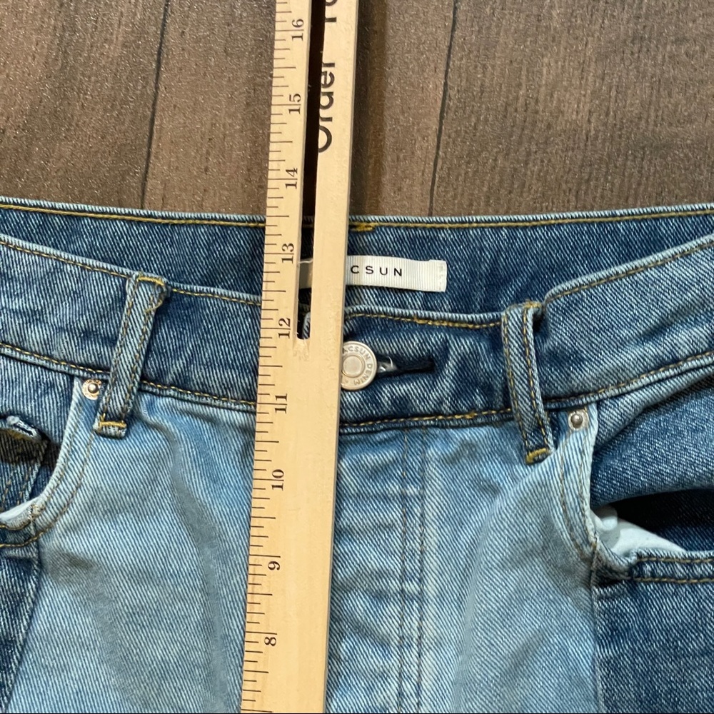 Pacsun Blue Denim Jeans Womens Size 26W x 24.5L - Picture 7 of 12